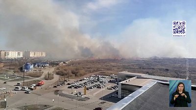  В Сосновском районе произошел ландшафтный пожар