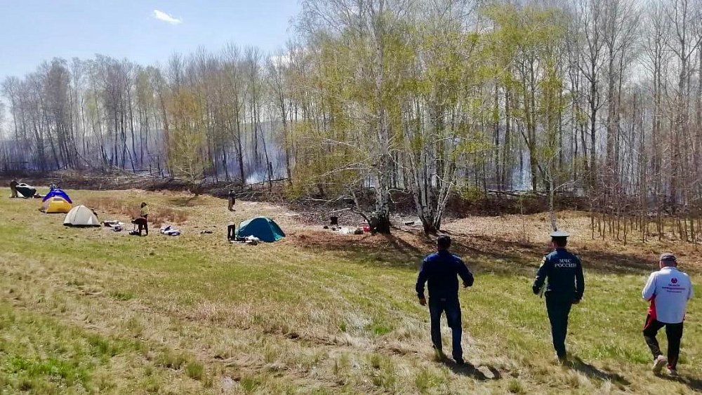 Житель Челябинской области устроил пожар во время пикника