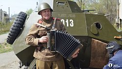 В Челябинске снимают короткометражку о бойцах Уральского добровольческого танкового корпуса