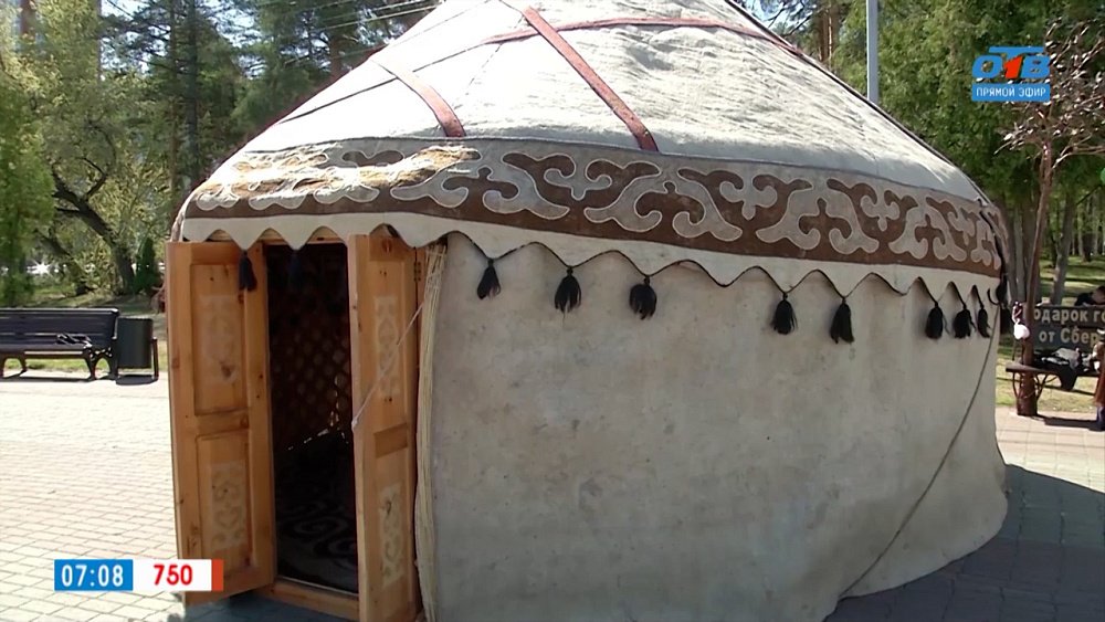 Экскурсия в Кыргызстан в парке им. Гагарина в сюжете «Юрточный фестиваль»