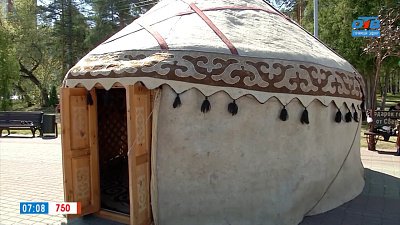 Экскурсия в Кыргызстан в парке им. Гагарина в сюжете «Юрточный фестиваль»