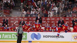 Российские хоккеисты во втором матче разгромили сборную Беларуси в Челябинске