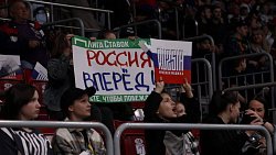 Российские хоккеисты во втором матче разгромили сборную Беларуси в Челябинске