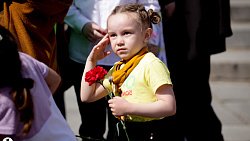 В Челябинске 200 школьников и студентов открыли «Вахту Памяти»