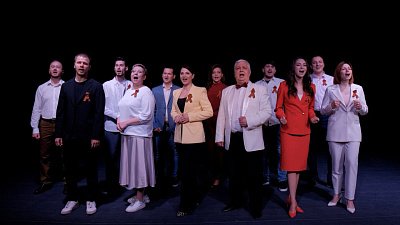 Ведущие телеканала ОТВ исполнили песню ко Дню Победы