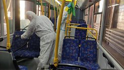 В Челябинске приступили к усиленной мойке общественного транспорта