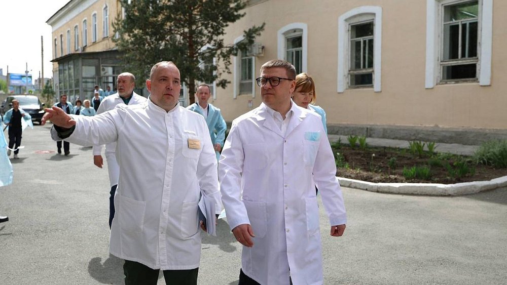 Алексей Текслер оценил ход ремонта окружного военного госпиталя в Челябинске