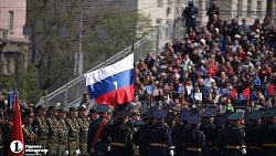 В Челябинске прошло торжественное построение в честь Дня Победы