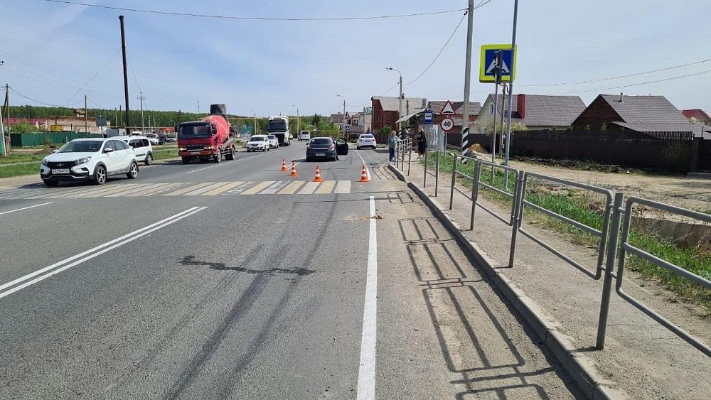 В Сосновском районе девочка-пешеход попала в больницу после ДТП