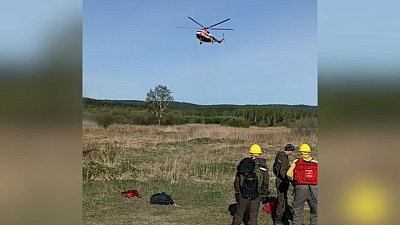 В нацпарке «Зигальга» продолжают ликвидировать масштабный пожар