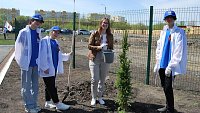 Аллею Героев заложили в Копейске возле новой школы