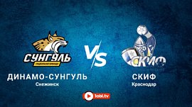 Гандбол: «Динамо-Сунгуль» Снежинск VS «СКИФ» Краснодар