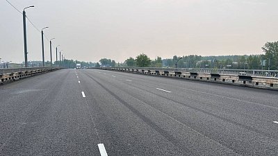 В Челябинске закончили ремонт путепровода по Свердловскому тракту