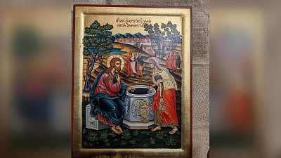 Редкую икону привезли в челябинский монастырь из Палестины