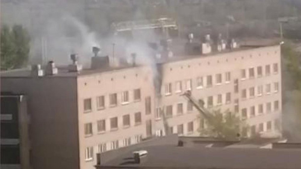 В Челябинске вспыхнул пожар в комнате общежития
