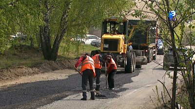 Ремонт дорог в Миассе продолжается