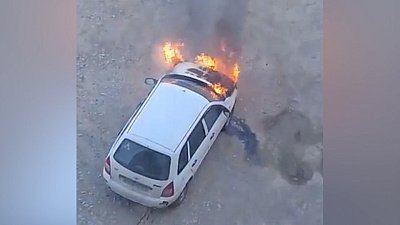 В Миассе машина сгорела на стоянке