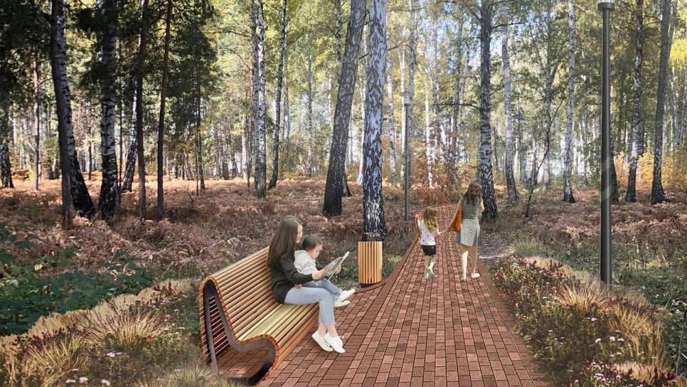 В челябинском микрорайоне Парковом появятся экотропа и новый сквер