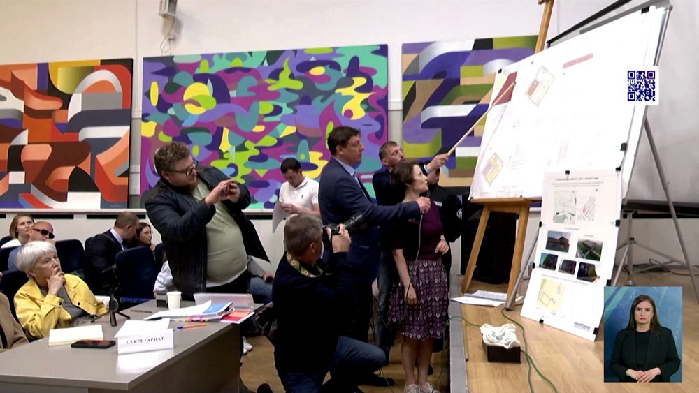 Проект офисного здания обсудили на слушаниях