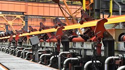 Рельсы ЧМК используются для ремонта трамвайных путей в Челябинске