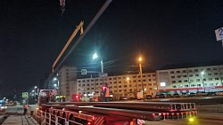 Рельсы ЧМК используются для ремонта трамвайных путей в Челябинске