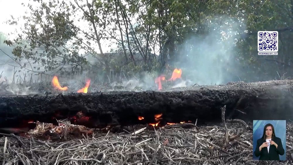 В Усть-Катаве случился масштабный пожар