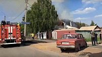 Пожар произошел в частном секторе в Магнитогорске