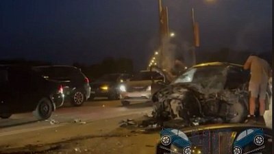 В Челябинске в серьезной аварии столкнулись два легковых автомобиля