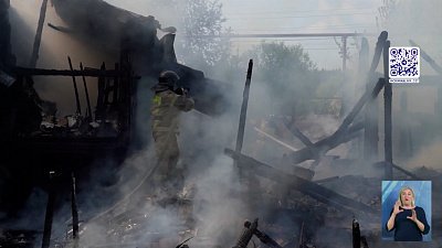 В Златоусте у многодетной семьи сгорел дом