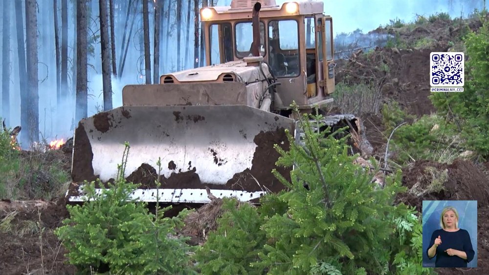 В Нязепетровске вспыхнул лес