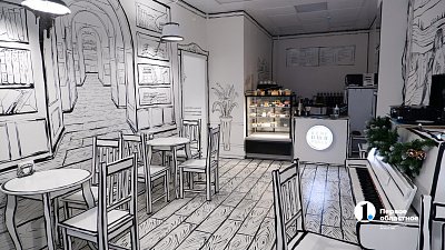 В Челябинске продают «нарисованную» кофейню