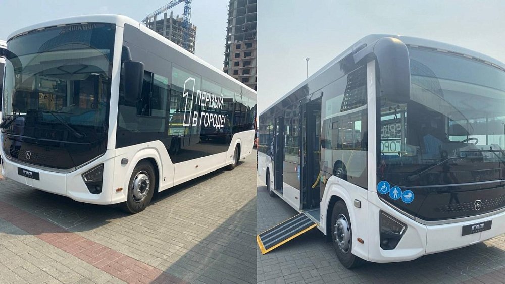 На улицах Челябинска протестируют новый низкопольный автобус от ГАЗа