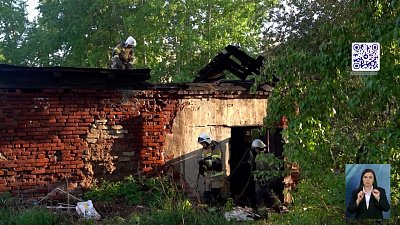 В СНТ «Мичуринец» под Челябинском сгорел дачный дом