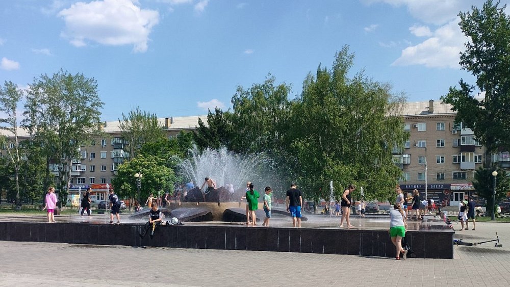 В Копейске отключили городские фонтаны