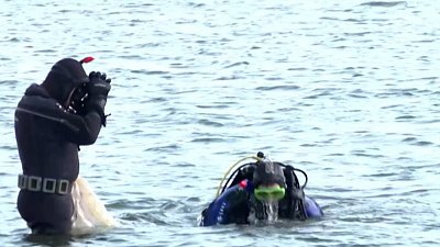 В Магнитогорске водолазы очистили реку Урал