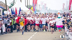 Около пяти тысяч участников и гостей собрал Парижский полумарафон — 2023 в Челябинской области