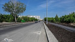 Дорогу в центре Челябинска сдадут на год раньше срока