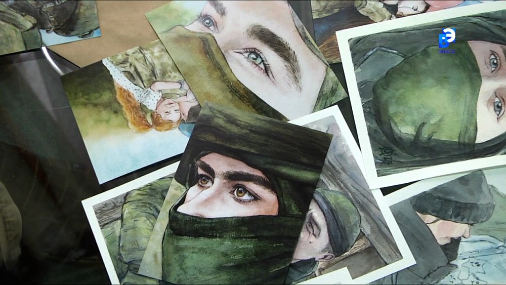 Миасская художница рисует бойцов СВО