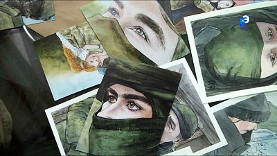 Миасская художница рисует бойцов СВО