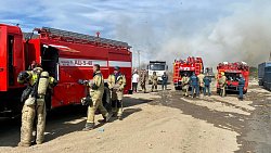 Пожар рядом с закрытой свалкой произошел в Златоусте