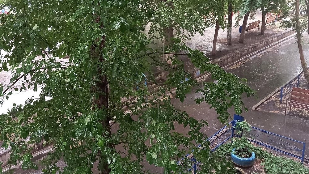 В Челябинске прошел дождь