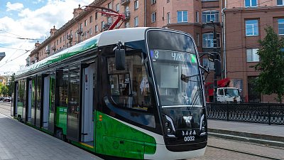 В Челябинск поставили более 40 новых низкопольных трамваев