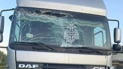 На трассе в Челябинской области фура врезалась в маршрутку с пассажирами