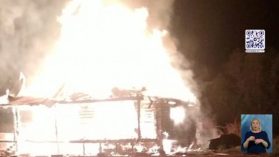 В Златоусте сгорел гостевой дом