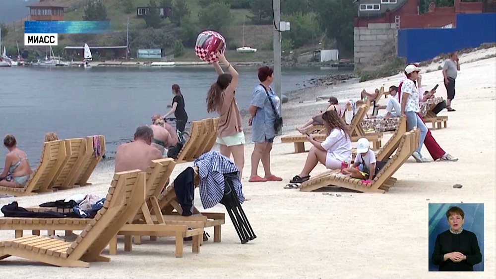 На Тургояке сделали зону отдыха