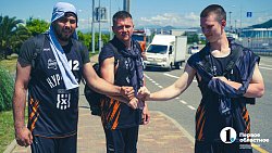 Баскетболисты «Курчатова» дважды уступили в первый день тандема в Сочи