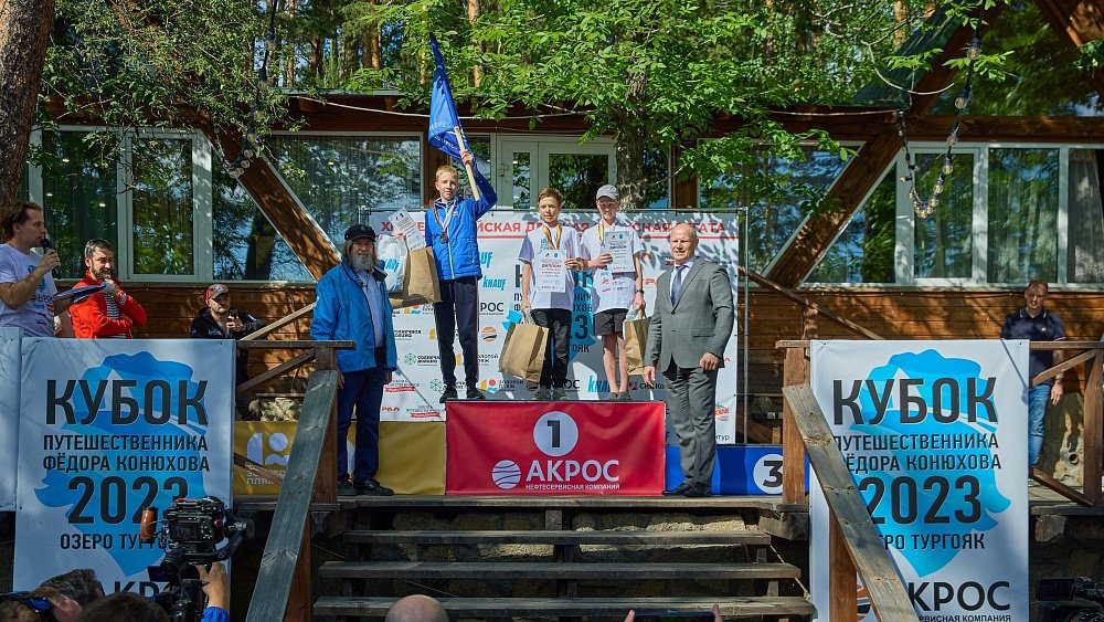 Федор Конюхов посетил детскую регату на озере Тургояк в Челябинской области