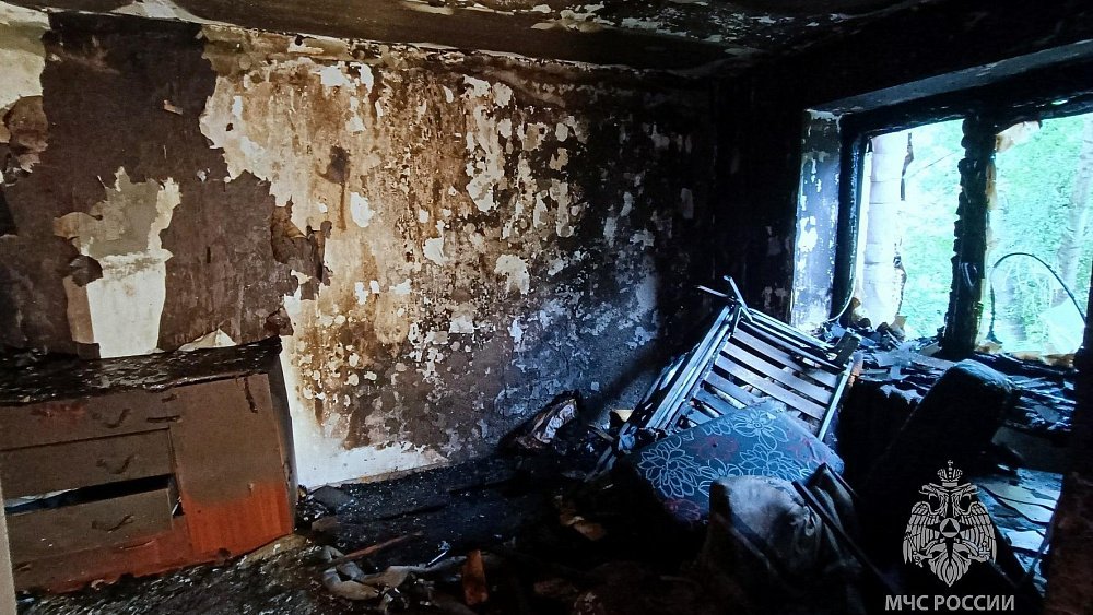 Челябинские пожарные спасли 6‑летнюю девочку из горящей квартиры