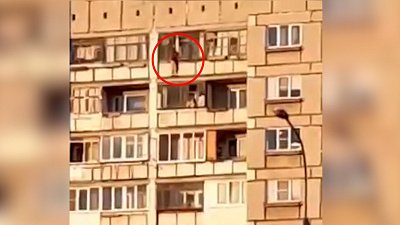 Ребенок в Магнитогорске по балконам залез на 10 этаж