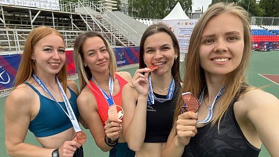 Челябинки завоевали четыре медали на чемпионате России по легкой атлетике